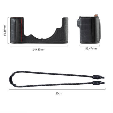 SmallRig 5095 Leather Case Kit for Nikon Z f (black)